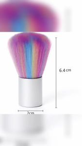 Nail Cleaning Brush，1 Pc Pretty Soft Nail Cleaning Brush Acrylic UV Gel Powder Dust Remover Care Tool Art Powder Brush Dust Cleaner Cleaning Makeup Arts Manicure Loose Blush Care Cleaner