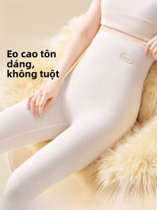 MiiOW | Quần lót nữ cạp cao bằng lụa và len dày giữ nhiệt mùa đông quần lót ôm sát cơ thể đa năng cho phụ nữ