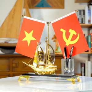 [ĐỦ CÁC MẪU] Ống Cắm Bút Hộp Đựng Bút Doanh Nhân Chất Liệu Đồng Mạ Vàng 24K và Pha Lê Cao Cấp Hộp Bút Để Bàn Làm Việc