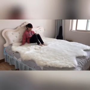 Plain Colour Soft Flurry Rug Carpet Mat 40x60cm Bedside Mat Karpet Bulu Alas Kaki Lembut Modern Velvet Carpet Soft Floor Mat Door Mat 柔软地毯垫