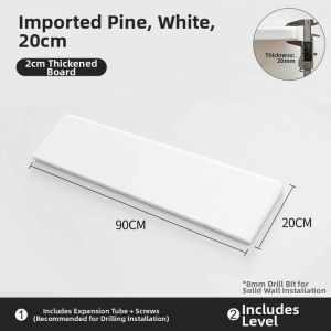 Wall Mounted Decorative Wooden Shelf