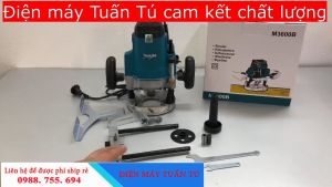 Máy phay mộng gỗ Makita M3600 Nhật Bản công suất 1650W - dây đồng chịu nhiệt làm liên tục