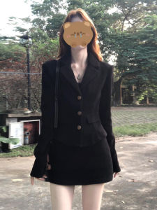 PEIZIXUAN | French Style Black Dress