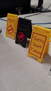 CHOPE! Pocket Signs – Compact Seat Savers & Busy Indicators with Keychain Funny signs [SINGAPORE]