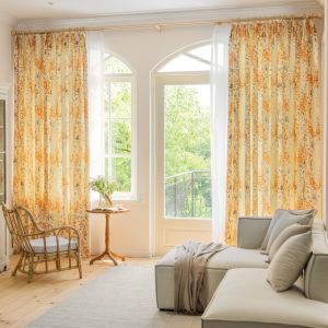 AnneyOneDecor ผ้าม่านกึ่งกันแสงแบบเรียบง่ายสำหรับประตูบานเลื่อนผ้าม่านสำหรับหน้าต่างนุ่มห้องนั่งเล่นผ้าม่านหน้าต่างที่ละเอียดอ่อน