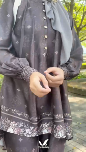 ALIFA ONE SET BAHAN SILK By VENTEDaily / SETELAN ATASAN TUNIK FLOWLY BAJU ATASAN KONDANGAN PESTA SIMPLE ELEGAN MODEL TERBARU