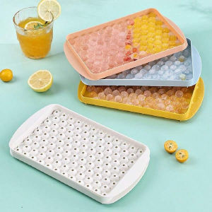 Mini Ice Cube Tray 104 Holes Round Silicone Ice Ball Mold Tiny Crushed Ice Tray Home Party Chilling Drinks Coffee Juice Tool