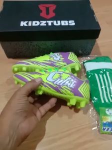 KIDZTUBS Sepatu Bola Anak Paket Komplit Sepatu Bola Tas Skin Deker Kaos Kaki Usia 6-10 Tahun Size 28 29 30 31 32 33 34 35 36 37 KDZ1426123024