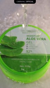 CINDYNAL Aloe Vera Soothing Gel 220ml – Gel Pelembap Wajah & Tubuh Membantu Menjaga Kulit Tetap Lembap & Glowing