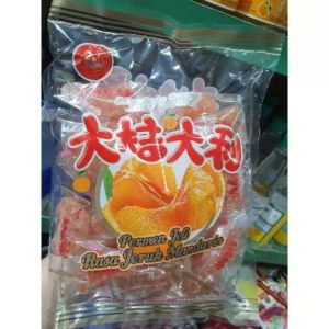 Permen Lunak Jelly Rasa Jeruk Mandarin /Imlek Orange Flavor Soft Candy