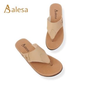 alesa - Sandal Jepit Wanita Kulit Sintetis Sandal Teplek Wanita Viola Kekinian Anti Slip
