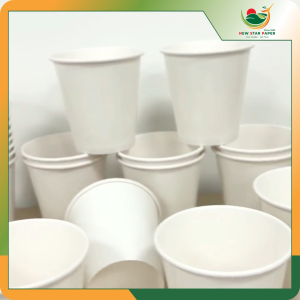 Ly giấy 10oz~295ml - Lốc 50 ly giấy trơn