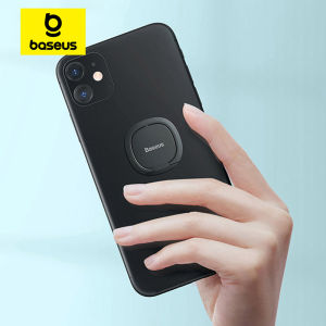 BASEUS | Baseus Finger Ring Holder Stand Grip 360° Rotate for iPhone 17 16 Car Magnetic Mount Mobile Phone Back Sticker Pad Bracket Stand