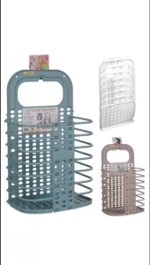 Giỏ đựng đồ thông minh nhựa VIỆT NHẬT / GIA LONG - Xếp gọn treo tường đựng quần áo bẩn 3379-1+9015