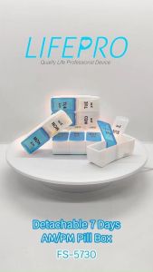 Lifepro / Grace Care Detachable 7 Days AM/PM / Detachable 7 Days / One Week / AM/PM / 7 Days Pill Box
