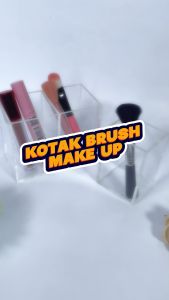 Brush Holder Acrylic Tebal 3mm - Kotak Brush Make Up Kosmetik - Rak Tempat Skincare Akrilik
