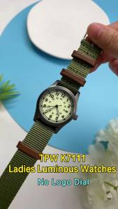 Đồng Hồ Nữ TPW 2026 Mặt Số 34mm Kim Dạ Quang Hiển Thị 24 Giờ Chức Năng Xem Ngày Dễ Đọc Dây Đeo Vải Máy Quartz Phong Cách Thể Thao