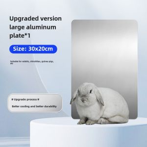 Pet Cooling Plate Rabbit Totoro Hamster Heating Pane Summer Heat Relief Aluminum Alloy Ice Bed Ice Pad Heat Reduction Supplies