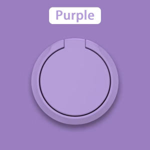 Solid Color Finger Ring Phone Holder Stand Grip 360 Rotating For Mobile Phone Ultra Thin Lazy Desktop Support Back 3M Adhesive