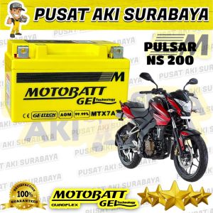 BERGARANSI AKI BARU MOTOBATT MTX7A PULSAR NS200 DAYTONA 675 CB 650 RR ESTRELLA NINJA H2 MBTX9U YTX9