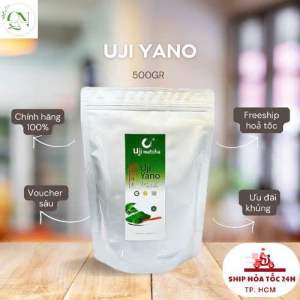 Bột trà xanh Matcha Uji Yano Nguyên chất chính hãng túi-500GR