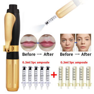 0.3 & 0.5ML Adjustable Pressure Pen Hyaluron Acid Pen Reduce Blemishes Wrinkles Thickening Lips Hyaluronic Acid Syringe Atomizer