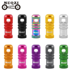 MUQZI 2PCS Presta Valve Cap with Valve Core Removal Function Bike Tubeless Tire Valve Stem Cap MTB Accessories