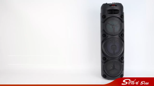 8 "60W Bluetooth KTV Speaker mudah alih Super Bass parti rumah LED Karaoke pemain tanpa wayar Radio FM/TF/USB/AUX/MIC ZQS8308
