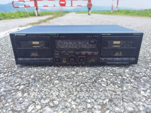 Original Pioneer CT-W530R Tape Deck Machine 220 Voltage Authentic Japanese Brand Home Audio Video Equipment