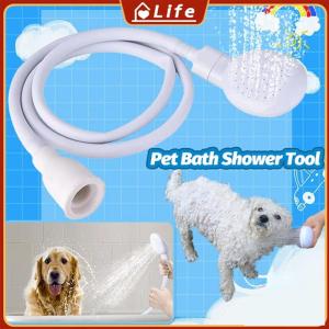 Portable Handheld Splash Shower Pet Dog Cat Shower Head Tub Faucet Attachment Hose Head Washing Sprinkler Shower Kit Bath Tools
