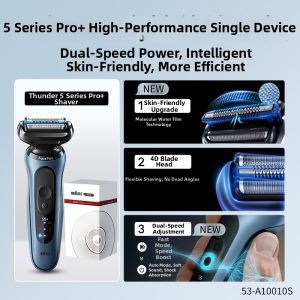 Braun | Fast Charging Portable Mens Electric Razor