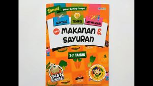 Buku Mewarnai Usia Dini Tema Makanan & Sayuran Aktivitas Anak Bonus Stiker & Sertifikat