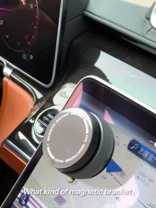 Upgraded 360° Adjustable Vacuum Magnetic Suction Cup Phone Mount，Battery-Free， Hands-Free Magnetic Cell Phone Holder for Car/Gym/Mirror/Dashboard