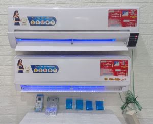 KIPAS ANGIN MODEL AC KIPAS AC FREE REMOT LED+ GELL(LENGKAP)