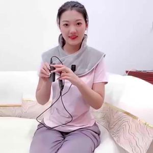 Electric Heating Shoulder Neck Pad Cervical Wrap Three Gear Thermal Compress Massager Vibration Shawl Warm Back Tool Relax Brace