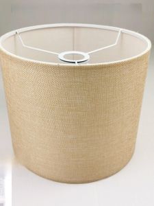 round Cylinder Linen Shade Lamp Holder Accessories 4cm Screw Mouth DIY Bedside Floor Lamp Chandelier Shell Cover Home Decor