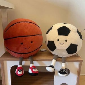 Cute Creative Football Basketball Plush Toys