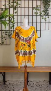 MUAT 80-100KG!!! BAJU BALI BLUS LUKIS ATASAN BLOUSE JUMBO BIGSIZE FIT TO XXXXL KODE RONCE/W REAL PICT
