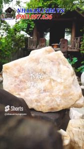 Đá thạch anh hồng thô giúp giải trừ sát khí -7.5kg (19 x 25 cm) K166