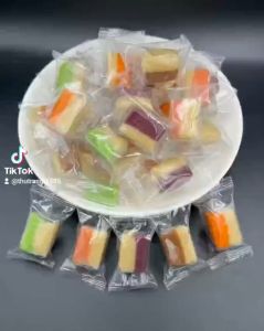 500g Kẹo dừa ngũ vị không đường - Đặc Sản Bến Tre - Kẹo Dừa Bến Tre- đồ ăn vặt