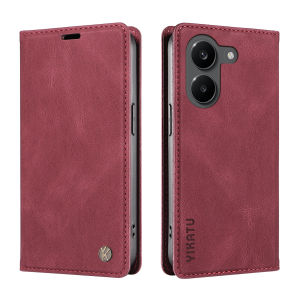 Leather Wallet Card Hoder Magnetic Flip Case for POCO F6 F7 F8 M6 M7 X7 X8 Pro Max Ultra C65 C71 C75 C85 C85X | Kickstand Cover
