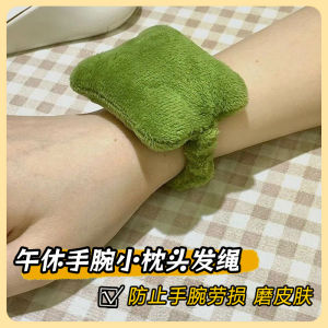 สร้อยข้อมือผ้าพันคอแบบใช้ได้สองทาง หมอนรองข้อมือ รัดผม สายรัดผม สไตล์หวานๆ ใหม่ล่าสุด ไม่มีการติดตั้ง