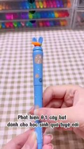 Bút máy xóa được hình thỏ có piston bơm mực Bút mực xóa được tặng kèm ống mực xóa được Bút Màu Cho Học Sinh Mực Tím Xanh Đen Bút Màu Nam Nữ - Lazada