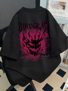 Áo Thun Cotton Tay Ngắn Mùa Hè Cho Học Sinh Trung Học Và Cao Cấp in Họa Tiết Ma Quái Thời Trang Thường Ngày Thoáng Khí