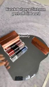 BOLANYA Kutek 2in1 Non Peel Off Nail Polish Kutek Halal Kutek Kering Angin
