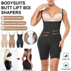 Bodysuit Hip-Enhancing Buttocks Shapewear Women Seamless Tummy Control Full Body Shaper Waist Trainer Slimming