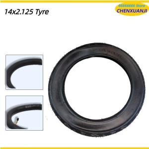 14x2.125 Tubeless Tire with High Rubber Content 14 Inch Tire 14 * 2.125 Electric Bicycle Scooter Tire Other Wheel Accessories