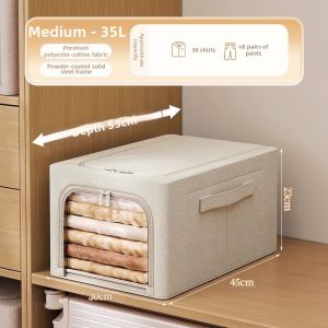ZHIFAN | Moisture-Proof Mildew-Resistant Clothing Storage Box 4 Pieces