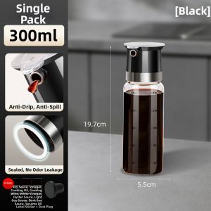 KuaKe | Non-Sticking Kitchen Glass Seasoning Bottle