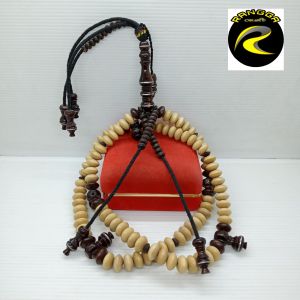 tasbih tijani kayu KEMUNING GADING KOMBINASI GALIH ASEM A473